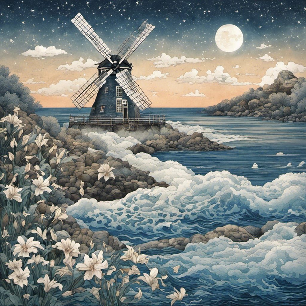 Windmill  by @Poodles and Puddles