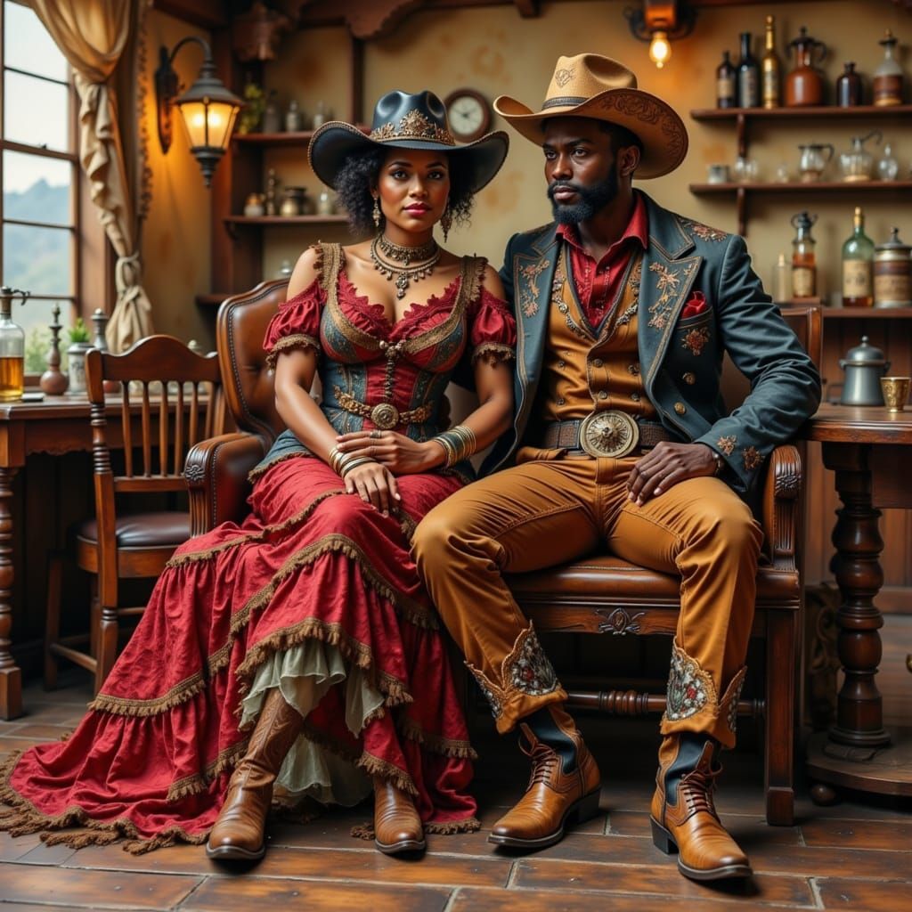 In the saloon  by @Kaydenpat