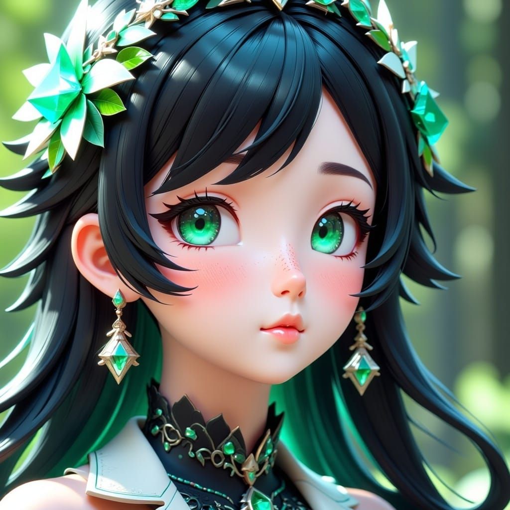 <lora:Anifutronica Fx:1.0>, cute anime girl with freckles, detailed head and shoulders portrait, featured on pixiv, kawaii, lofi, anime art,...