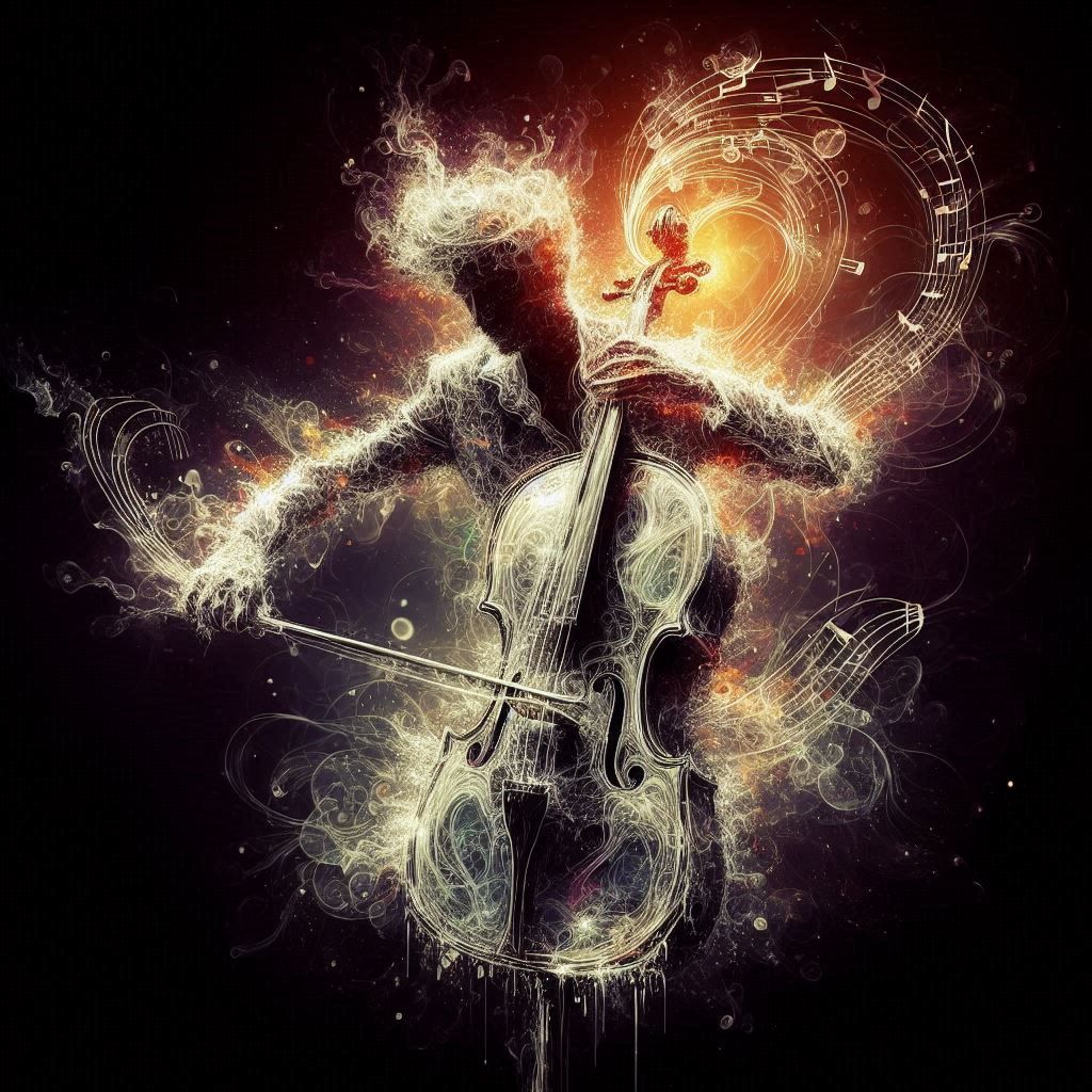 double exposure beautiful fantasy DALL-E 3 portrait landscape..