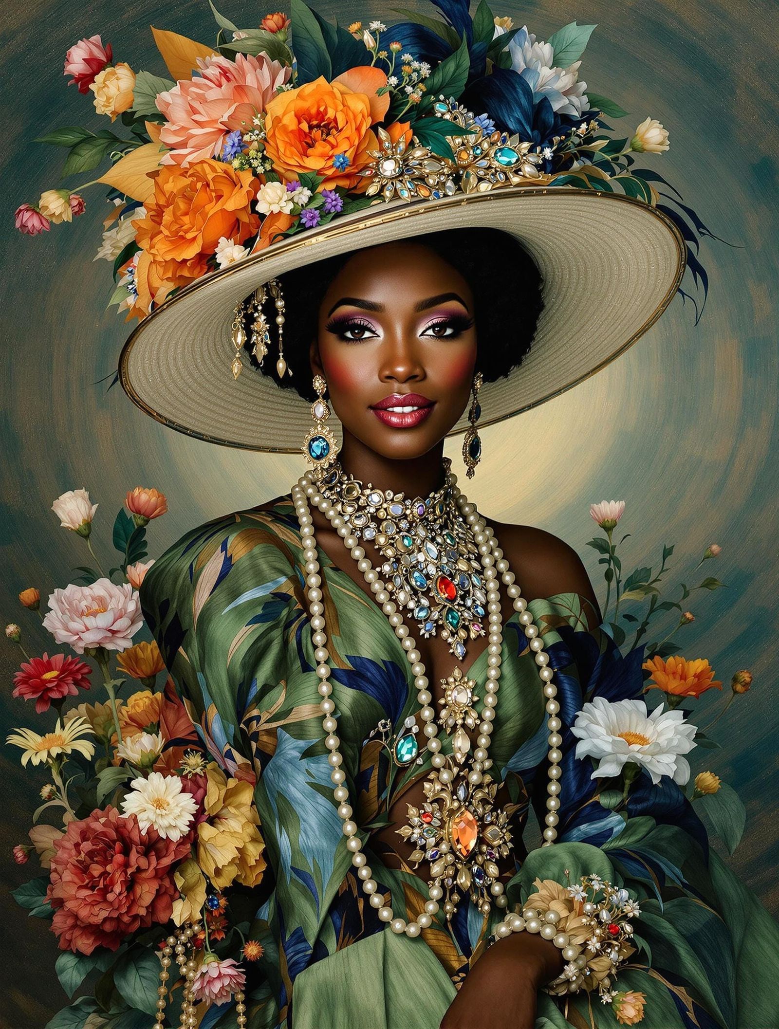 Flower woman  by @GeoPepito