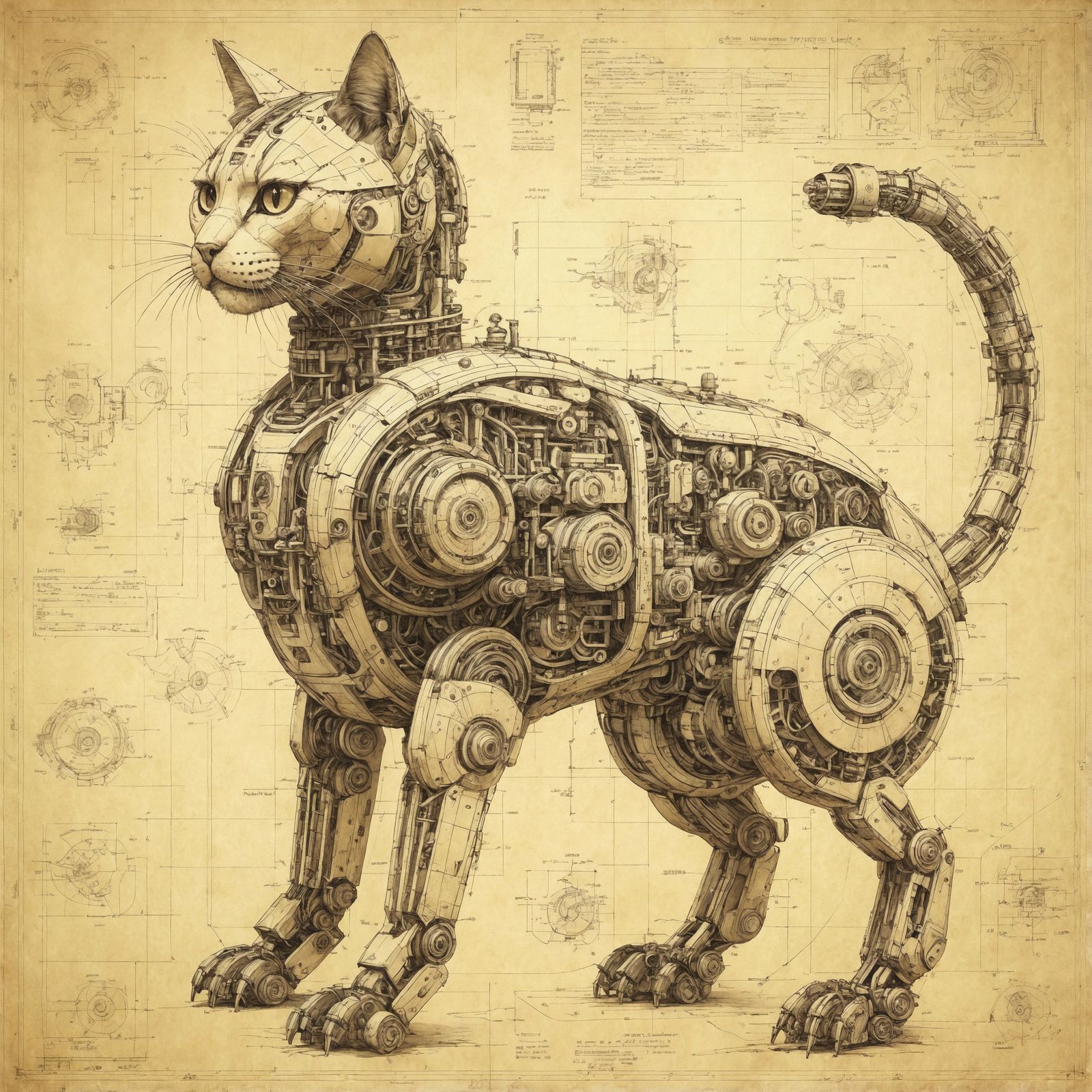 How to build your own Cyborg Kitty 3000 (r)!  by @DeeB