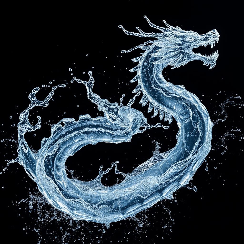  Water Dragon  by @Lady Anne