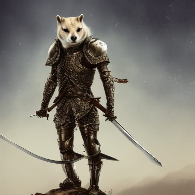 Weasel Warrior - AI Generated Artwork - NightCafe Creator