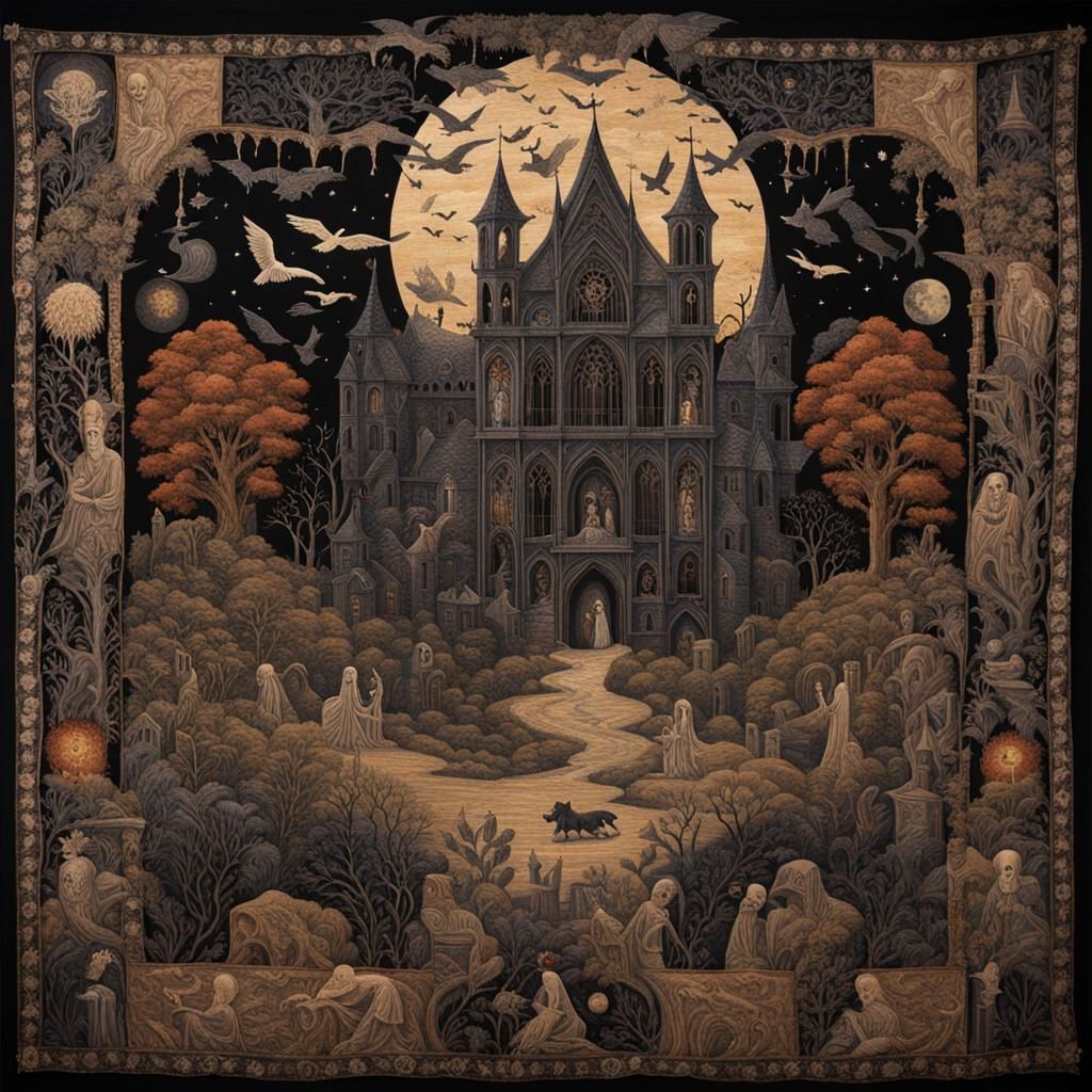 Shadowed Tales" is an evocative tapestry of Gothic imagery, ...