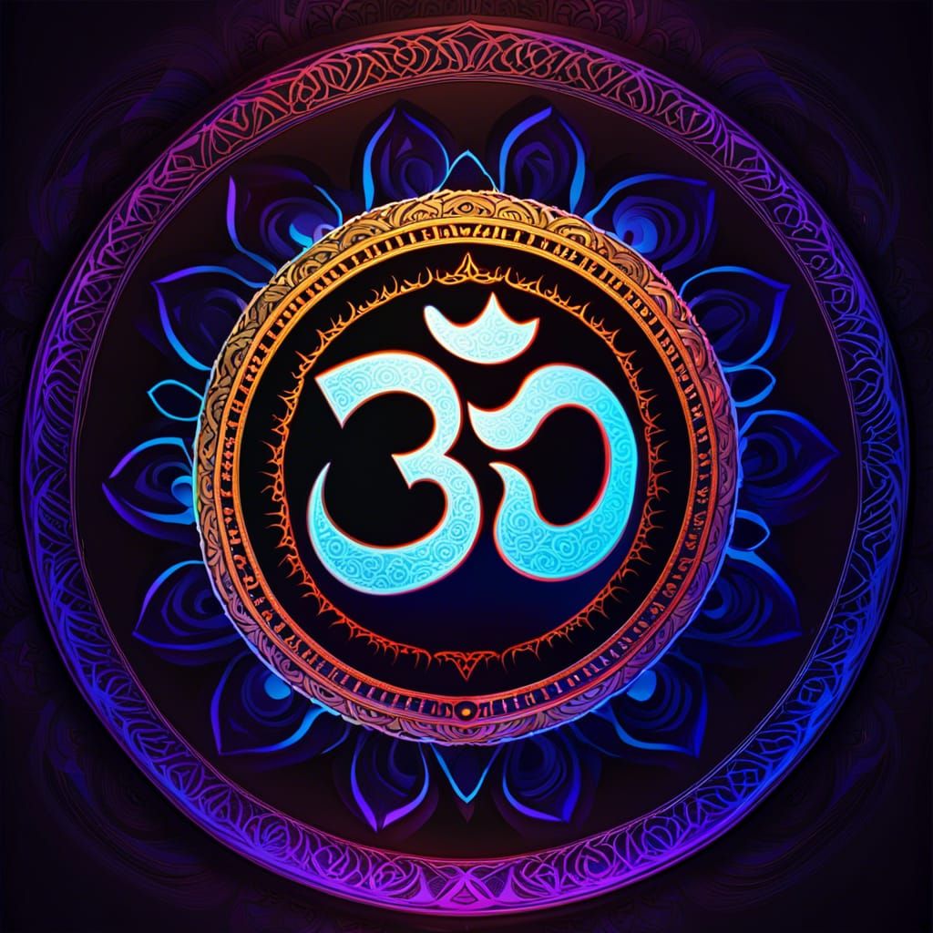 Om / Aum - symbol of Hinduism vector image - free vector - Graphics Pic | Aum  symbol, Free vector graphics, Vector images