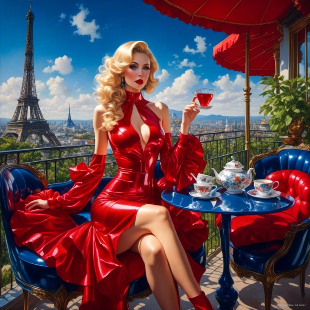 <lora:The shine of latex:1.0>  