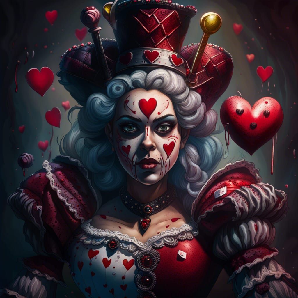 Queen of Hearts - AI Generated Artwork - NightCafe Creator