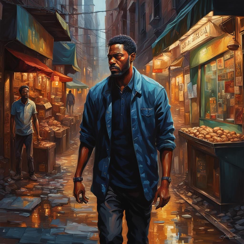 In the avenues and alleyways, where the soul of a man is eas...