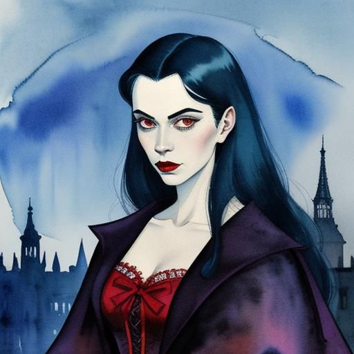 Dracula's daughter in Paris  by @Sergio Daroca