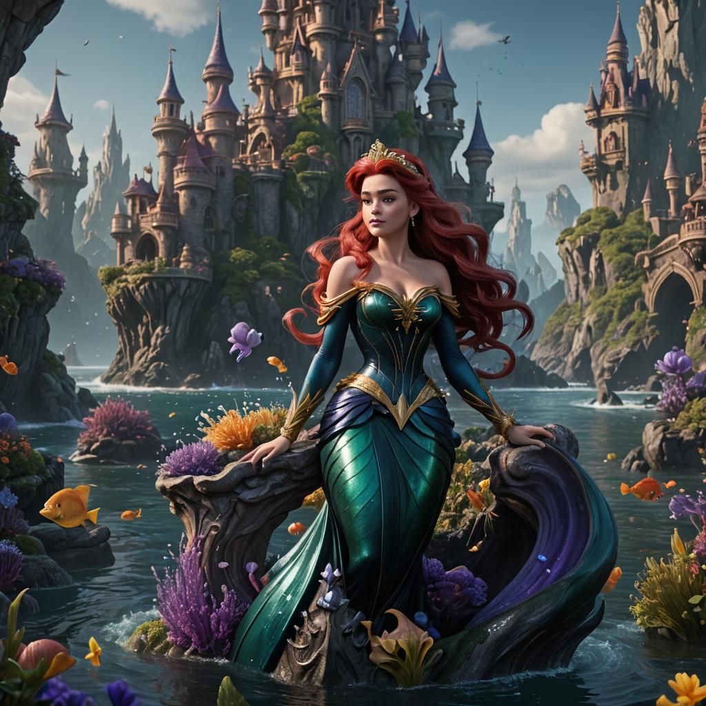 Ariel as Ursula