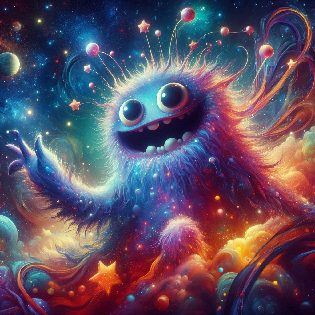 adorable fairy-tale fantasy creature portrait..