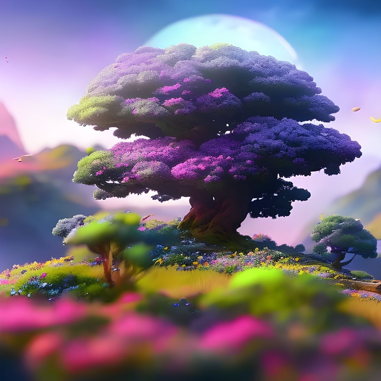 Feywild tree  by @Lapinator