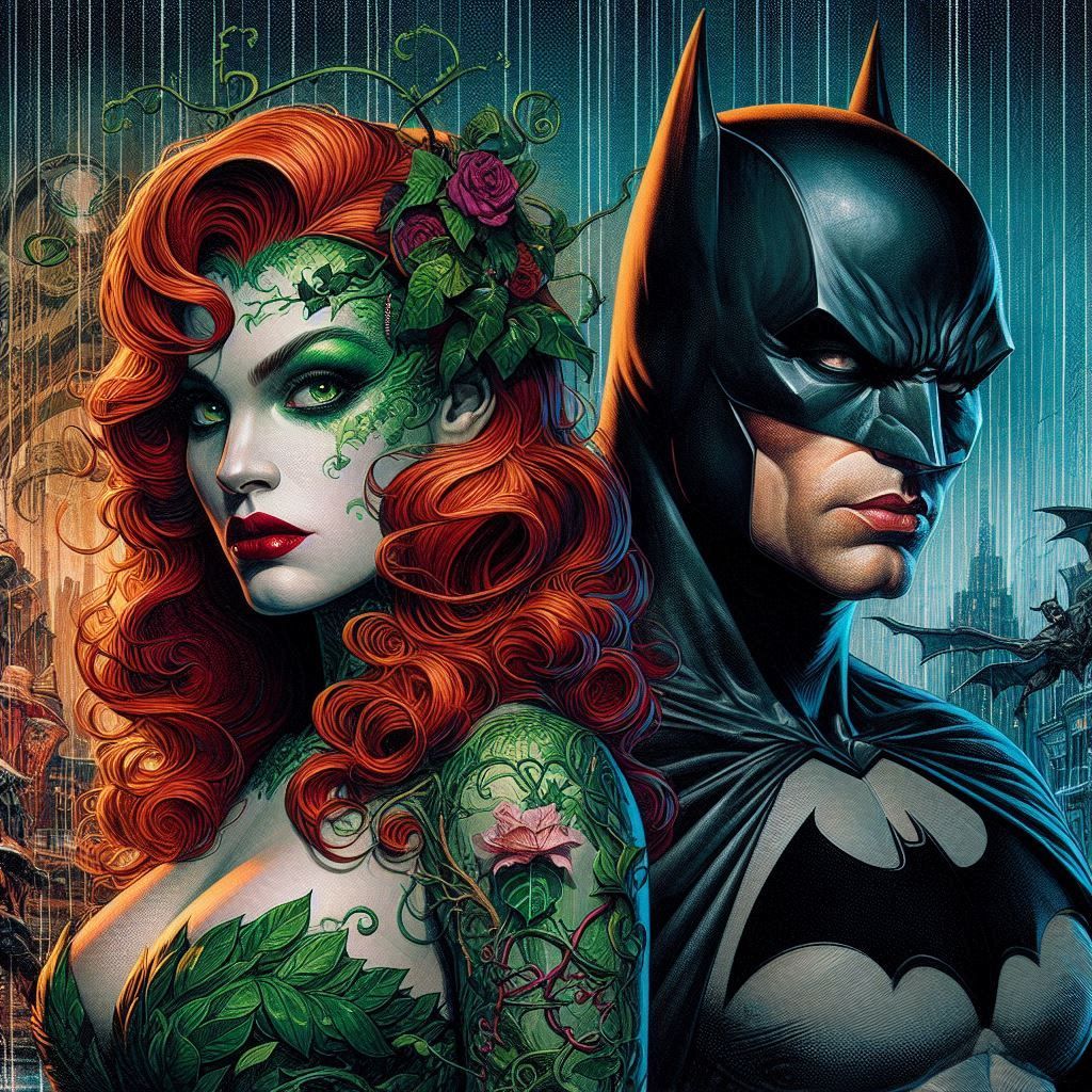 Batman and Poison Ivy