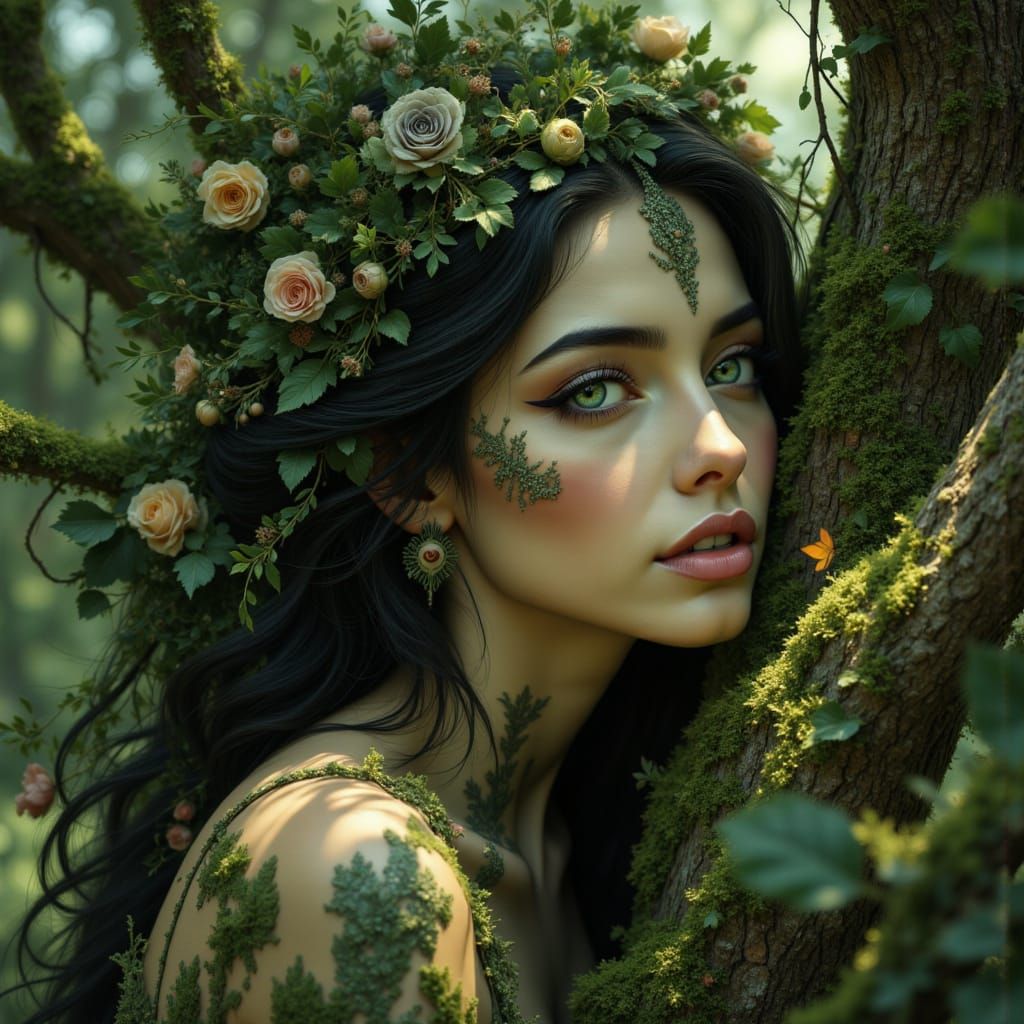 Lady of the wood   by @Rabbit
