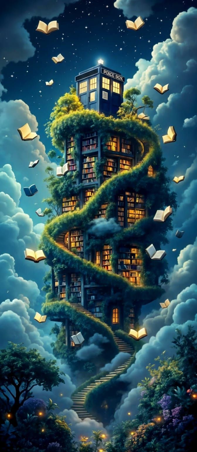 Escape of the TARDIS library