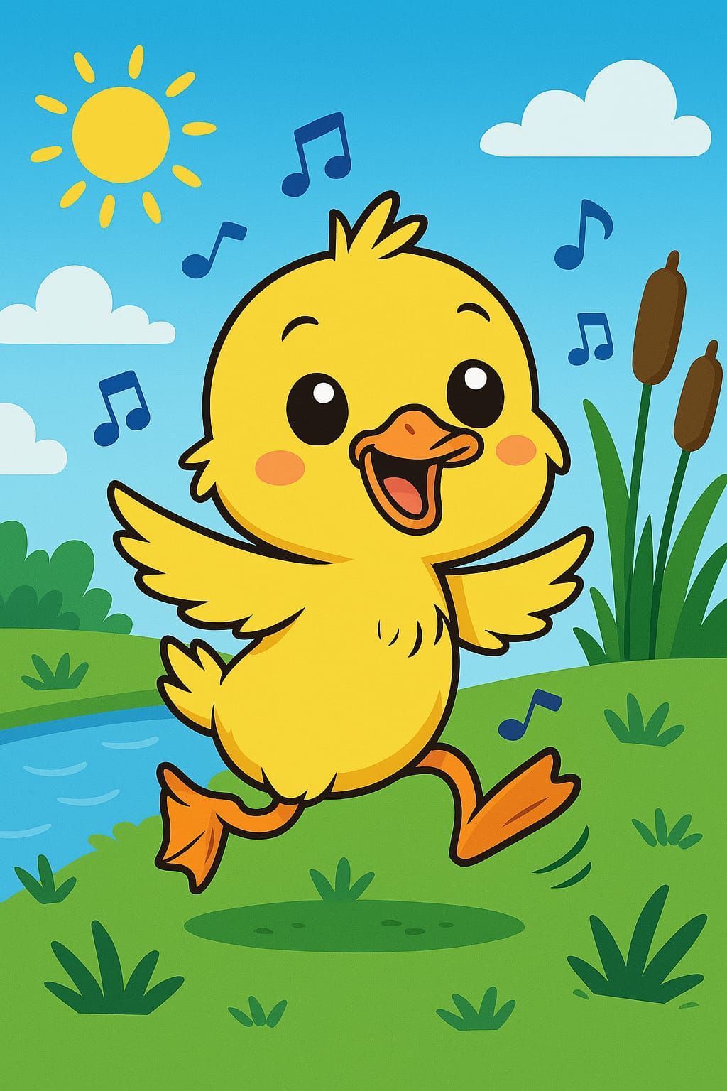 Cutesy pie duckies dancing!