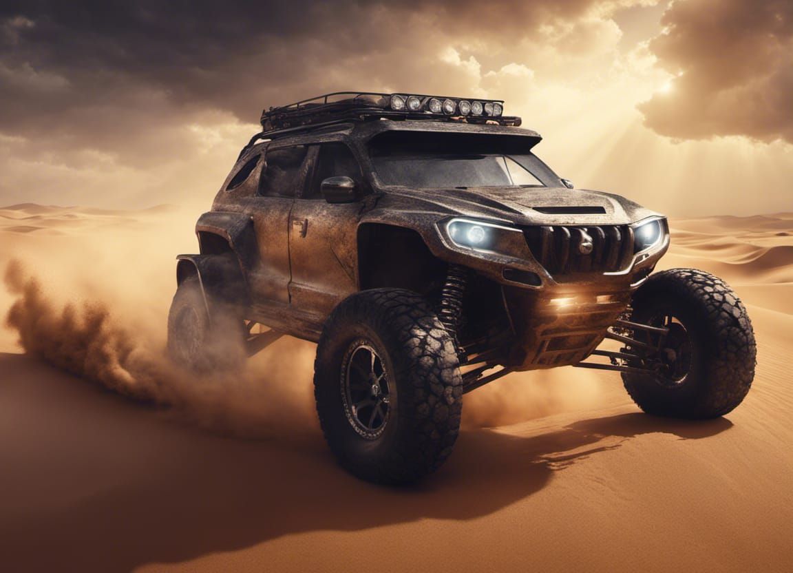 Offroading Automobile Photography AI Generated Artwork NightCafe