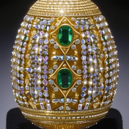 The Lost Fabergé Egg - AI Generated Artwork - NightCafe Creator