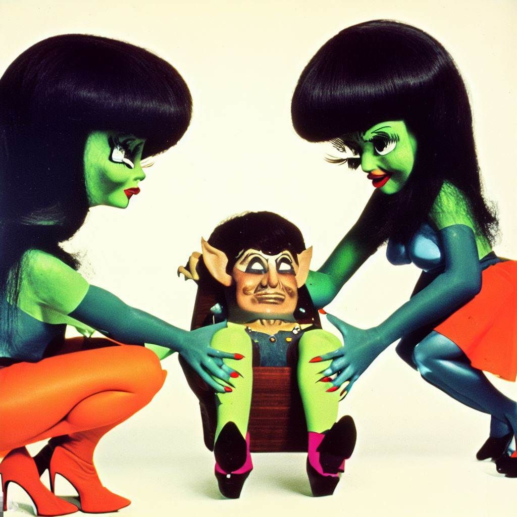 Green Horror Dolls