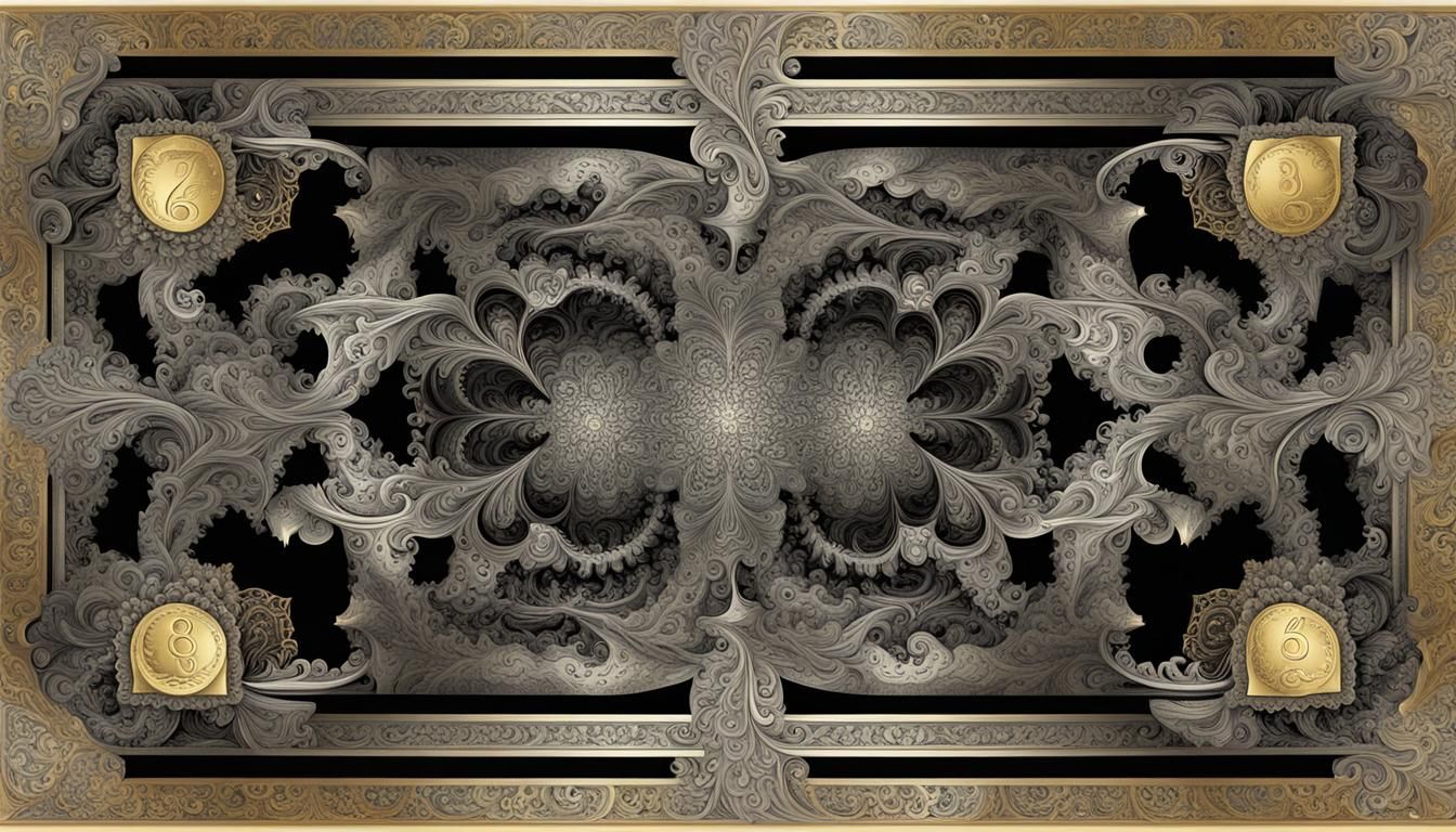 Fractal 58489+9+
6787+8738909+954
Heavy Metal banknote art