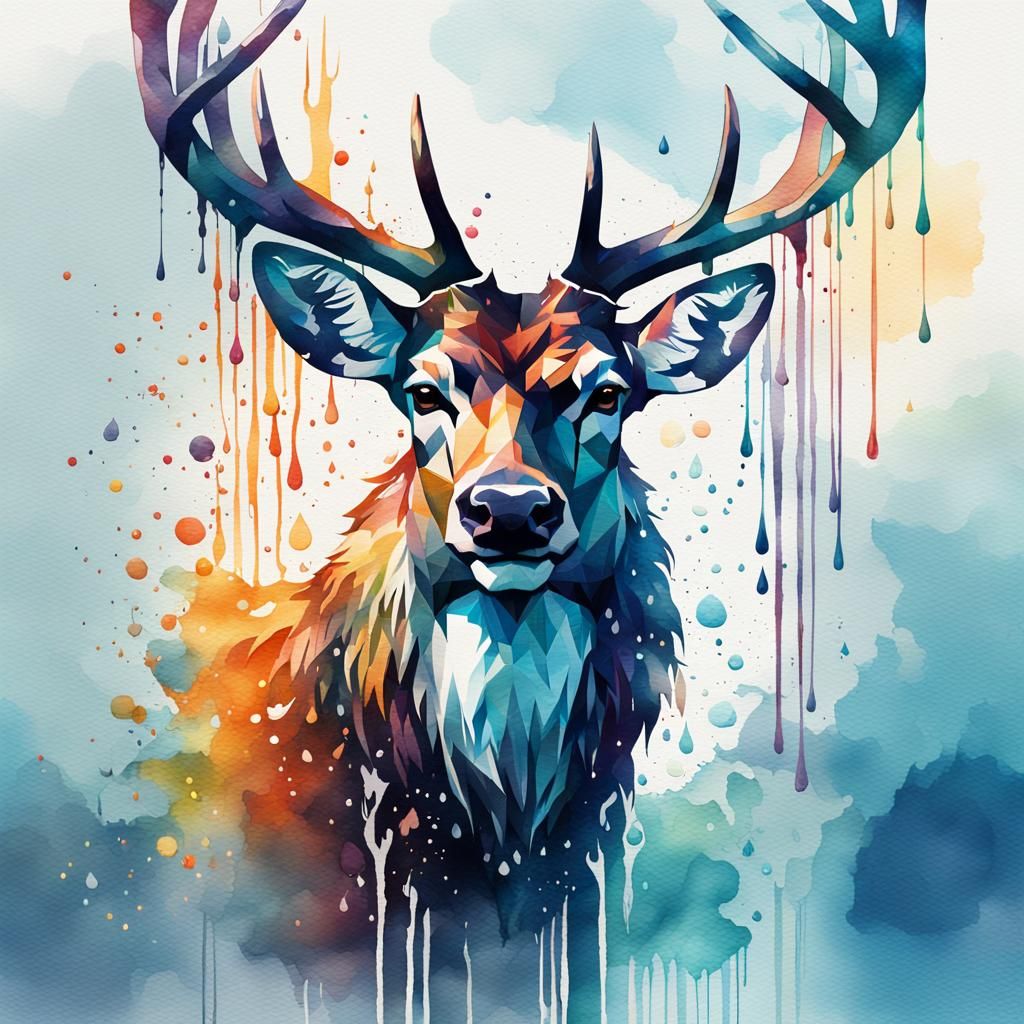 Deer - AI Generated Artwork - NightCafe Creator