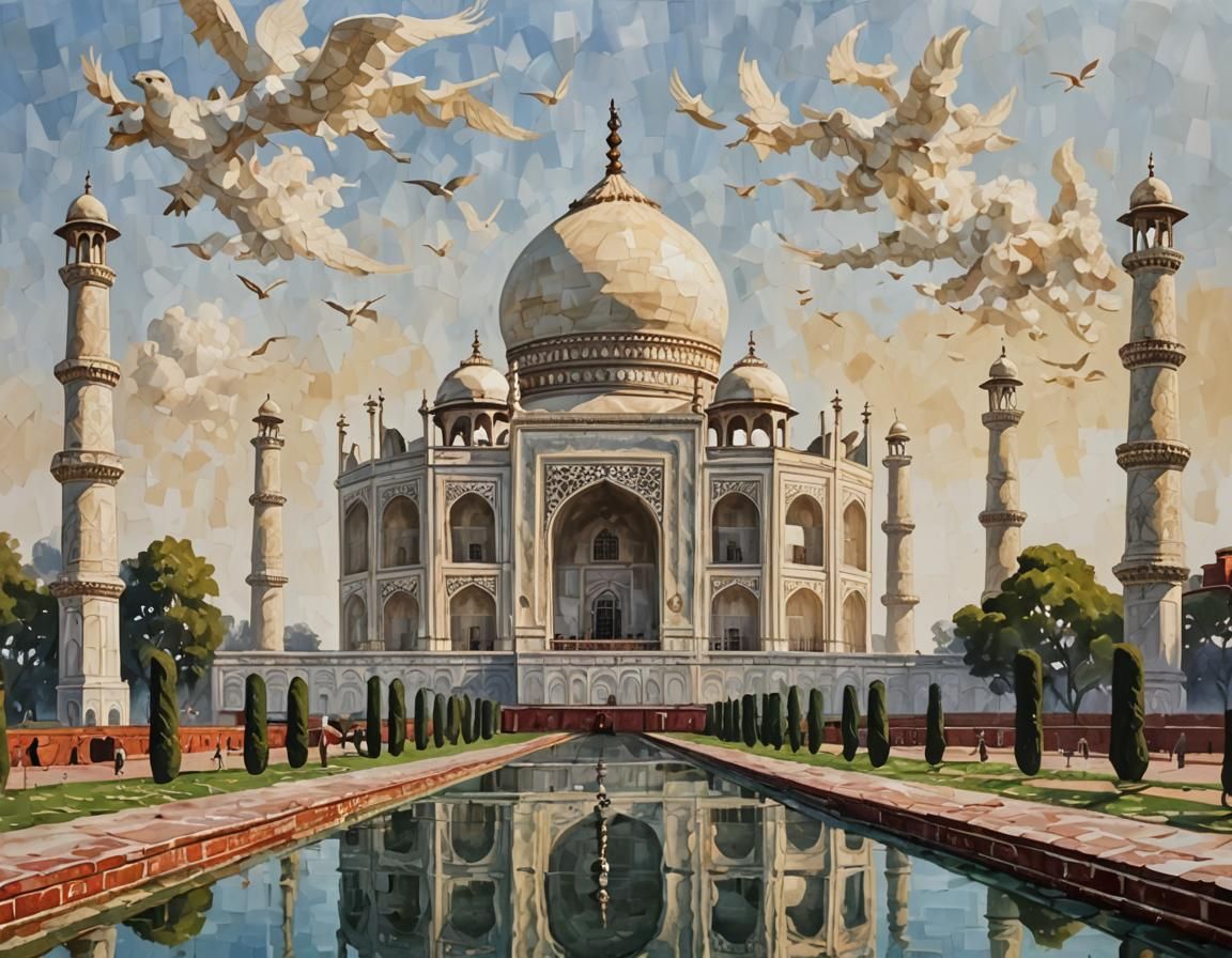 TAJ MAHAL - WONDER OF THE WORLD 
