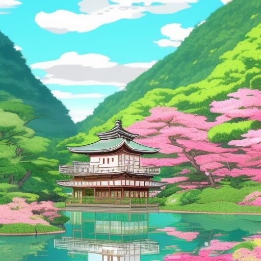 Quiet Teahouse in the Mountains