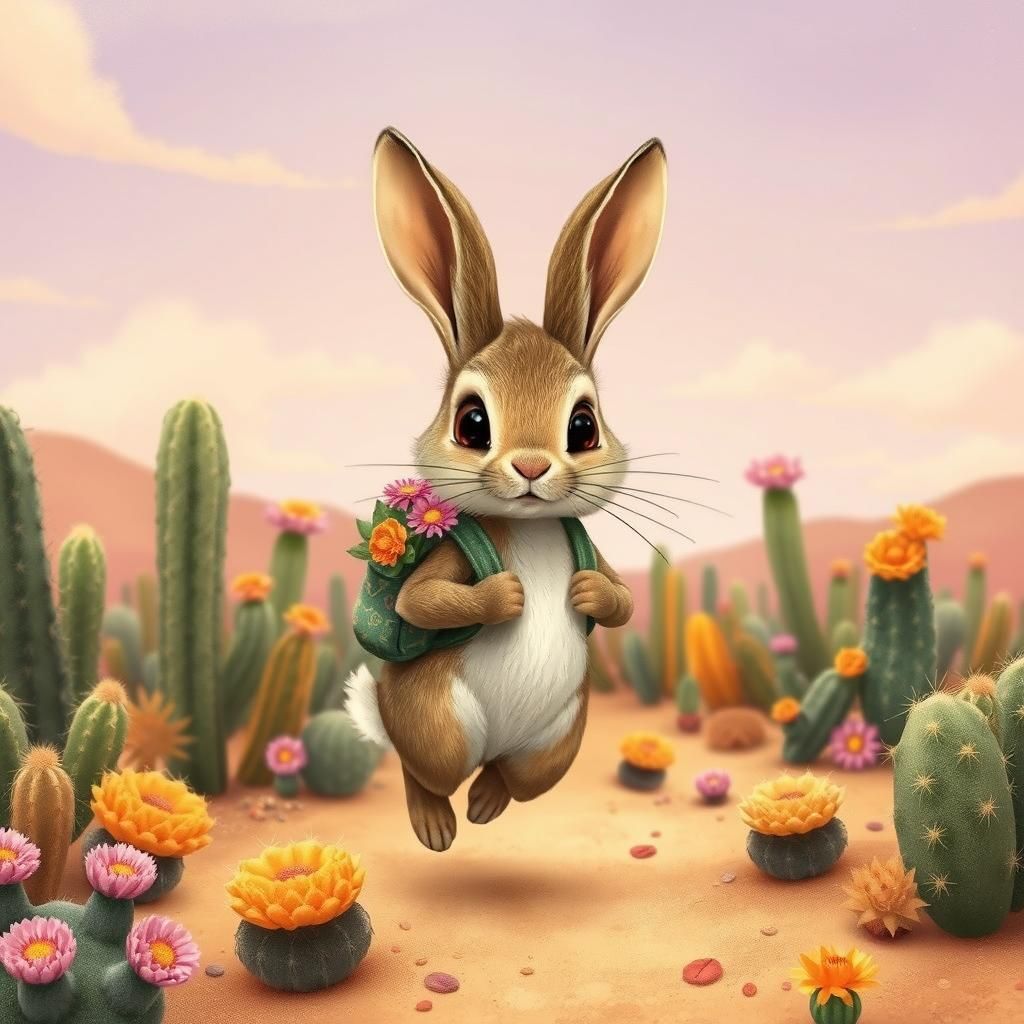  fluffy jackrabbit   by @Kaus Australis