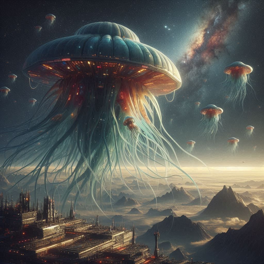 Jellyfish spaceship