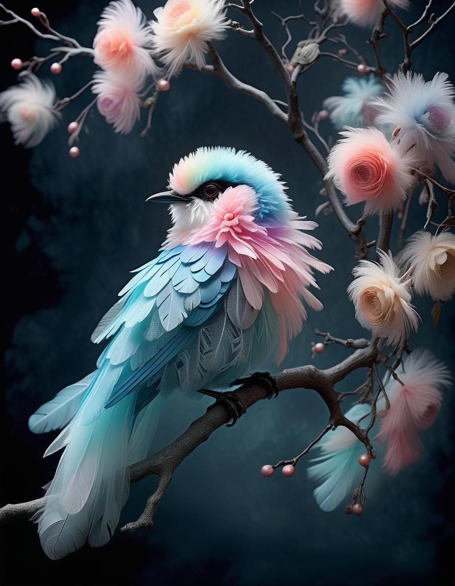 Soft Tulle Birb