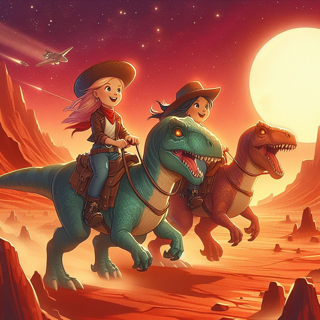 Martian cowgirls.