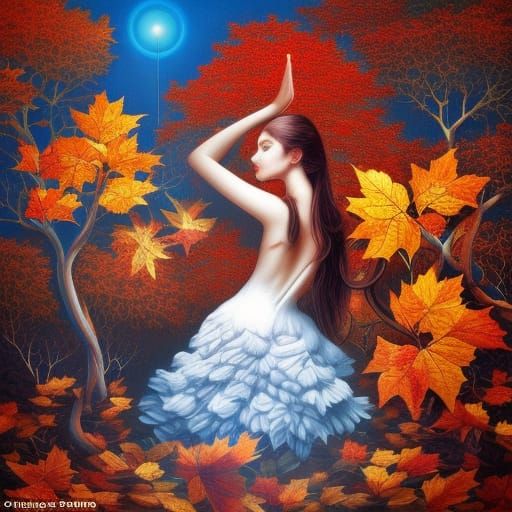 They say that all good things must end some day Autumn leave...