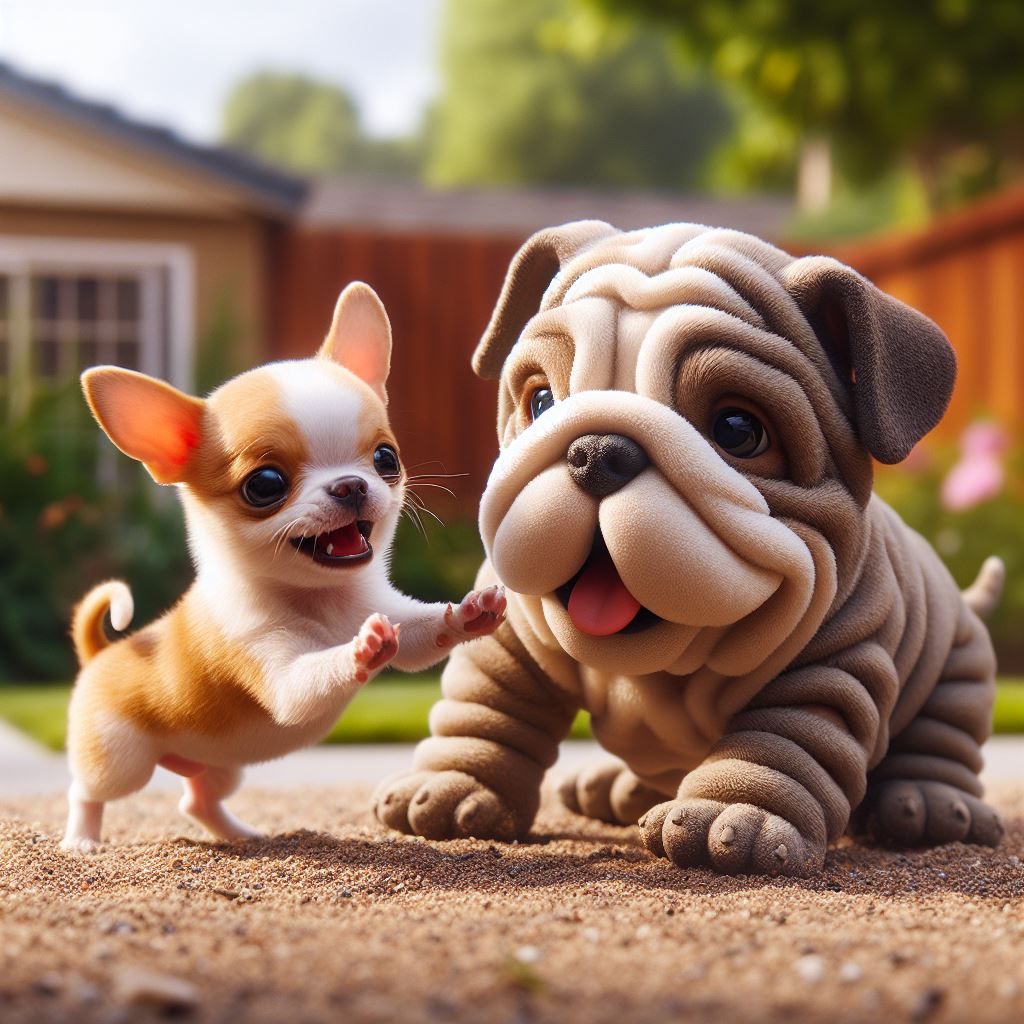 Bulldog Swallows a Chihuahua🤣