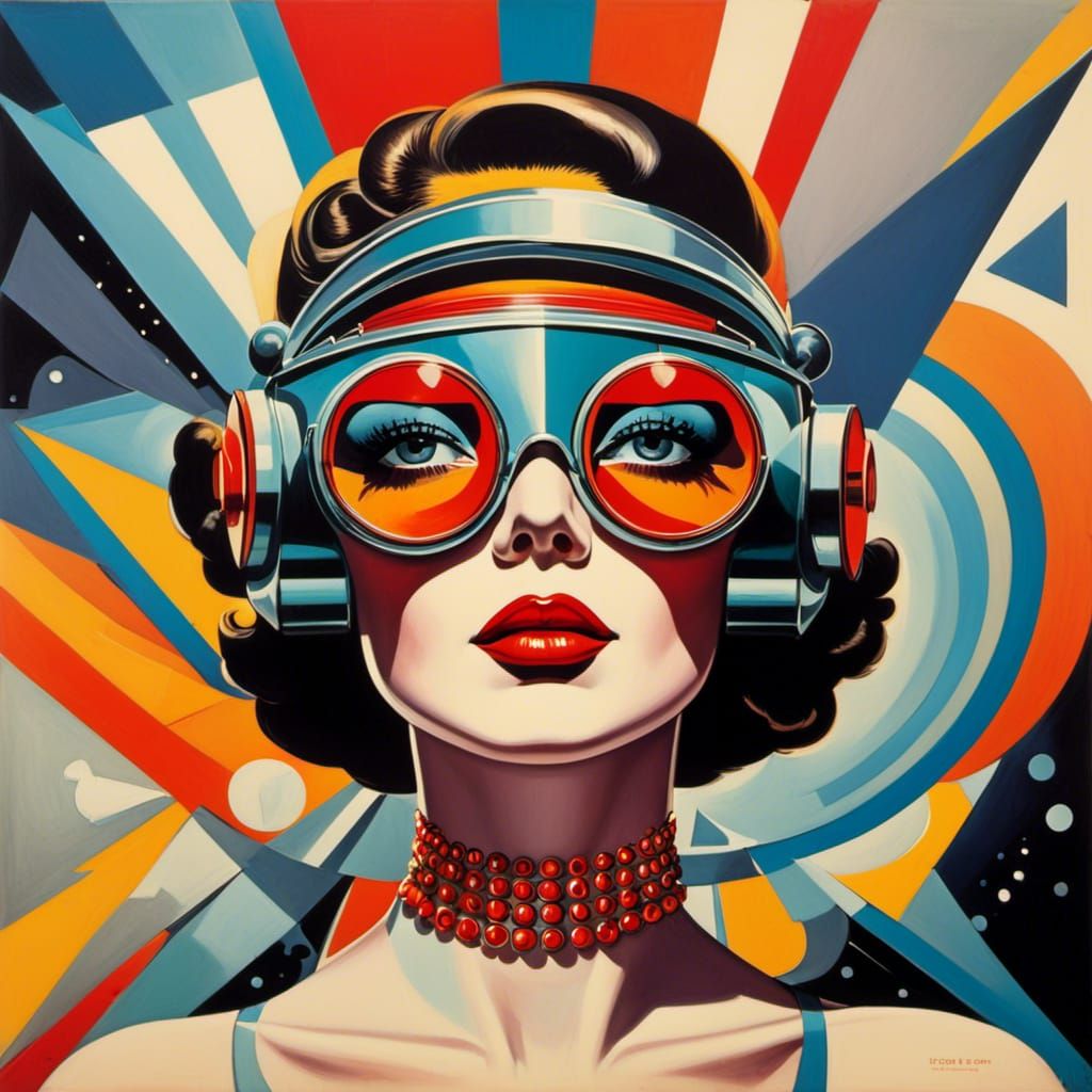 Kapowie Goggles! <lora:BurtonCubism:1.0>