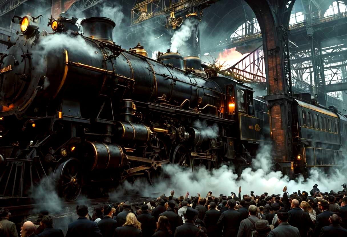 The first The Interstellar Locomotive arrives from Nythraxis...
