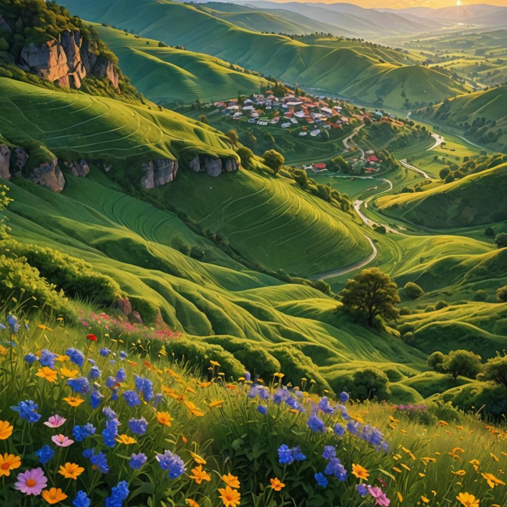 Imagine standing at the edge of a cliff overlooking a breath...