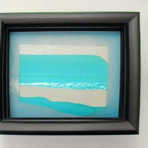 Painted small rocks black pearls pyriate turquoise beach gla...