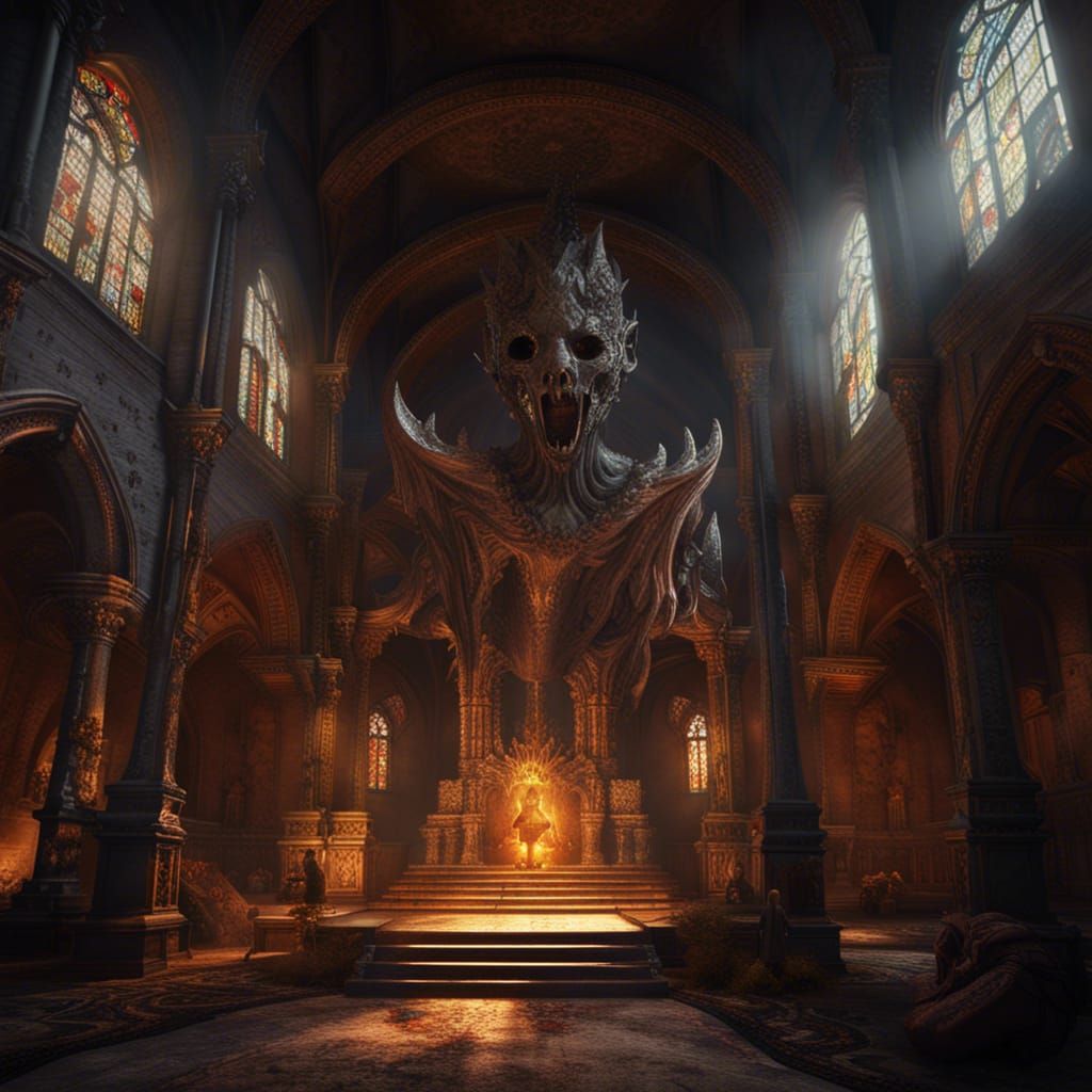 The forgotten church - AI Generated Artwork - NightCafe Creator