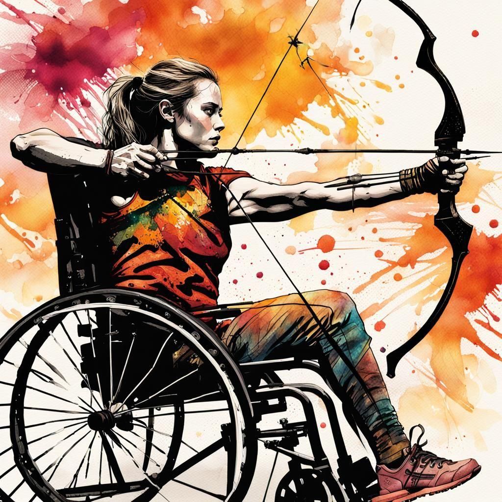 The Archer- Concentration and Determination  by @Andy