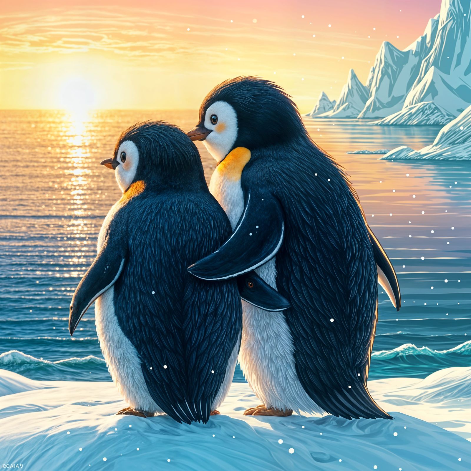 Penguin Couple  by @TSharp 