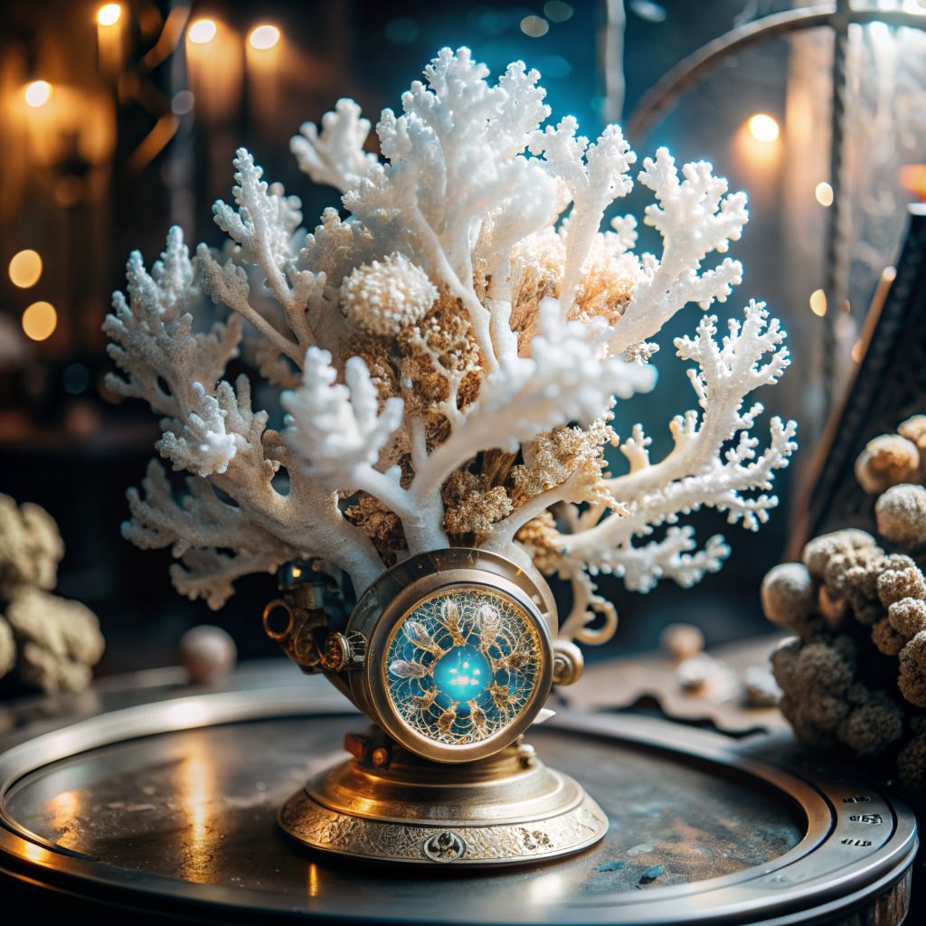 steampunk mechanical coral v.3
