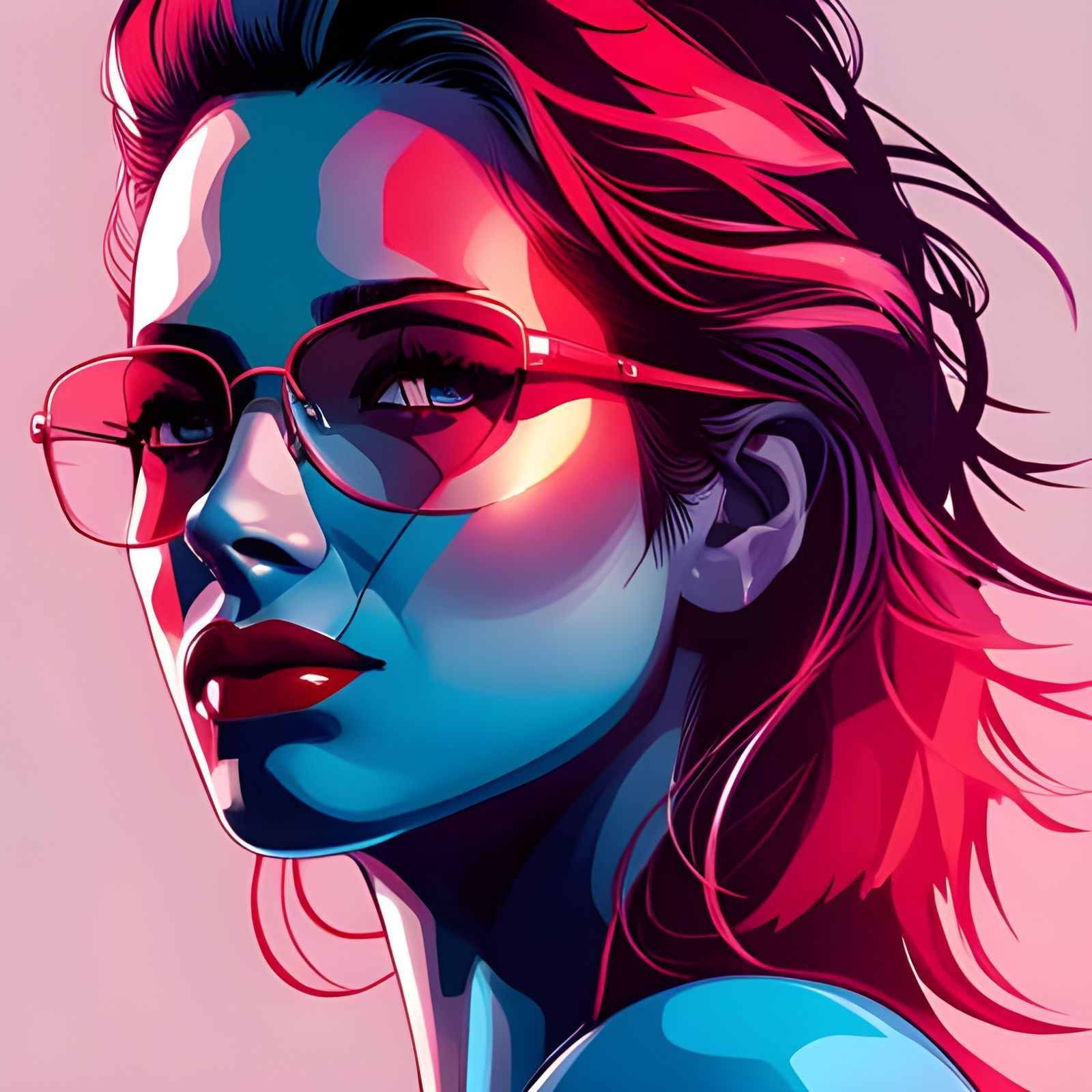 1980s Attitude - AI Generated Artwork - NightCafe Creator