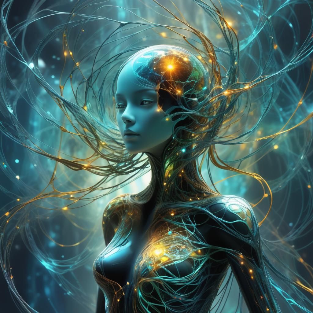 hidden In the internet   by @PJs AiArt