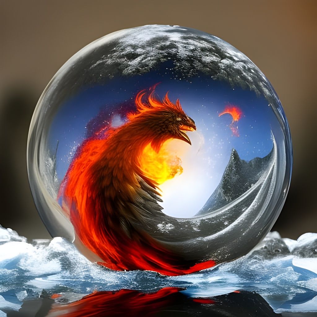 Dragon In A Glass Orb Ai Generated Artwork Nightcafe Creator 5996