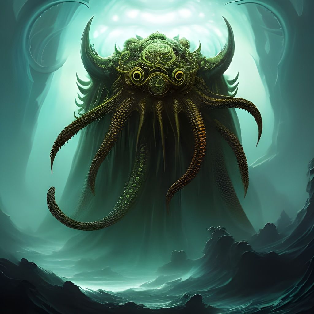 Cthulhu - AI Generated Artwork - NightCafe Creator