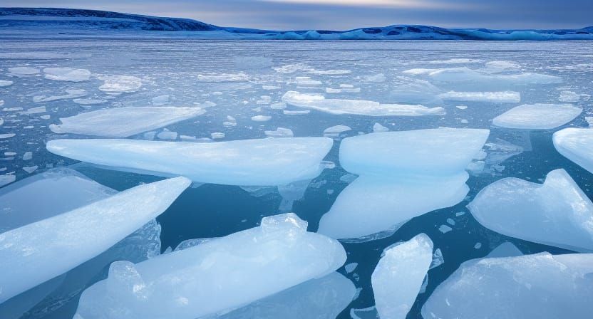 ice landscape