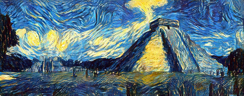Van Gogh in Chichen Itzá