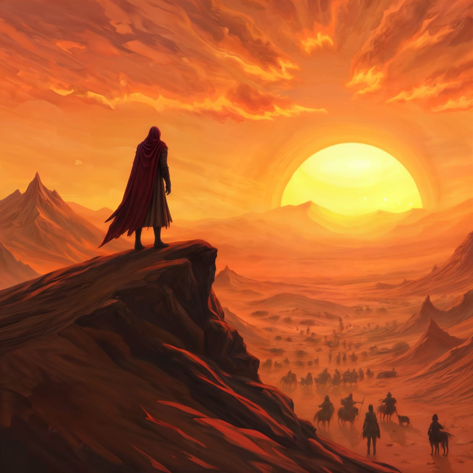 Flux: Paul Atreides overseeing his troops