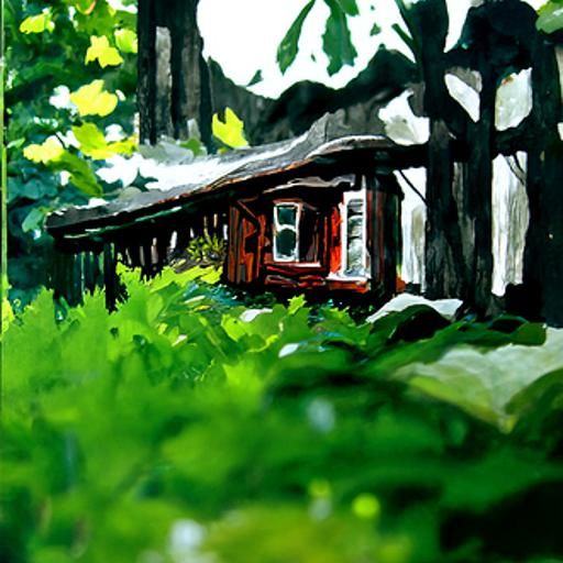 little cabin in the woods